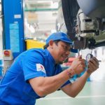 Seragam kerja baru teknisi bengkel resmi Suzuki