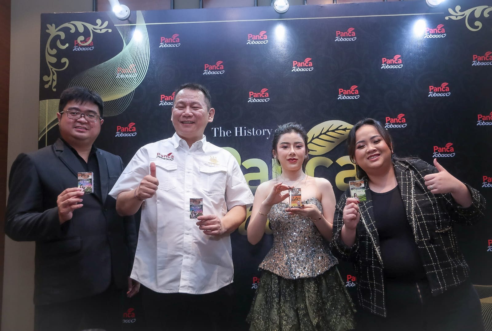 Jumpa pers History of Panca Tobacco di Ballroom, Swissotel PIK, Jakarta, Selasa (3/6/2025).