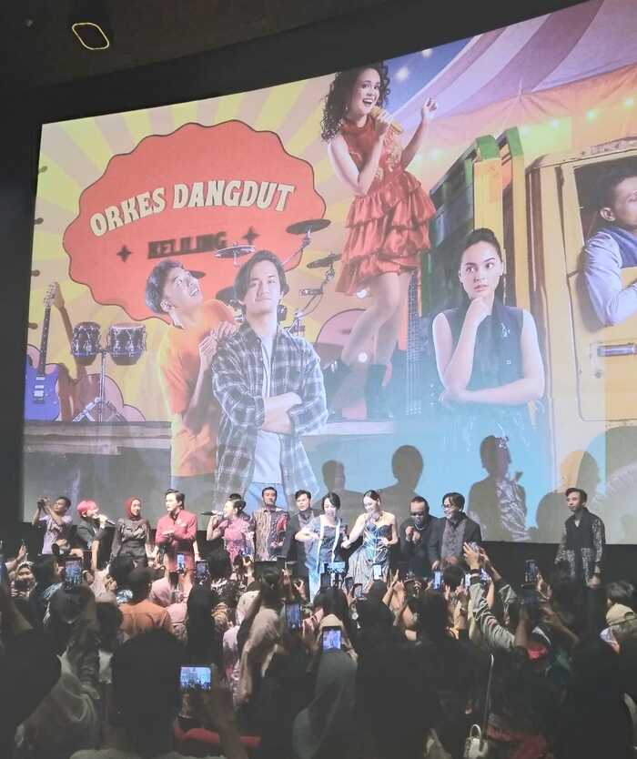 Jumpa pers premiere film Angel Pol di XXI Epicentrum, Kuningan, Jakarta Selatan, Selasa (17/6/2025). 
