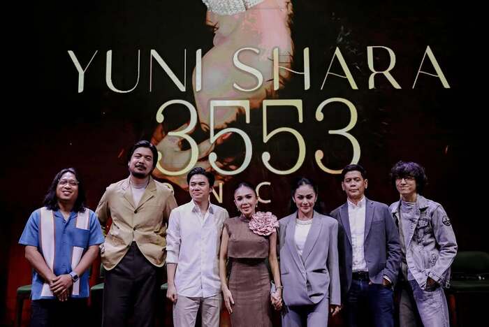 Jumpa pers konser tunggal perdana Yuni Shara bertajuk Yuni Shara 3553 Concert di kawasan Senayan, Jakarta, Kamis (26/6/2025). (Foto - @yunishara36)