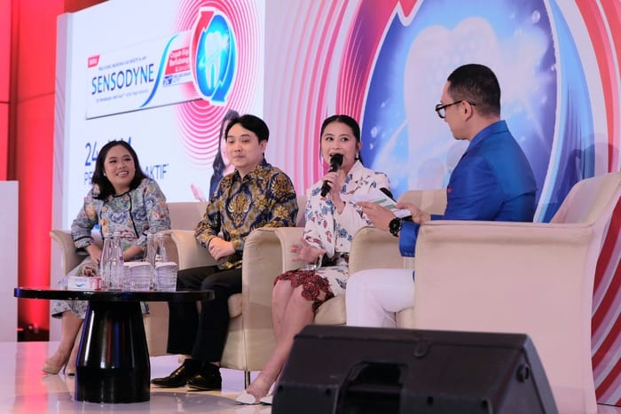 Haleon meluncurkan Sensodyne Cegah Gigi Berlubang & Sensitif di Jakarta, Kamis (24/7/2025).