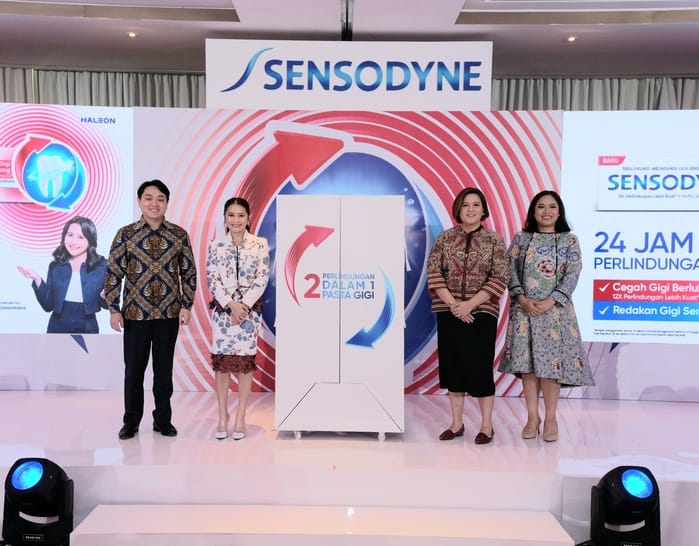Haleon meluncurkan Sensodyne Cegah Gigi Berlubang & Sensitif di Jakarta, Kamis (24/7/2025).  
