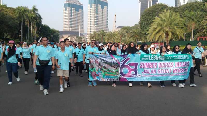 Yayasan Kesehatan Sumber Waras menggelar kegiatan bertajuk “Jalan sehat & Senam Bersama Keluarga Besar Sumber Waras Dalam Rangka HUT ke-80 RI & HUT ke-63 Yayasan Kesehatan Sumber Waras”, Minggu (10/8/2025).
