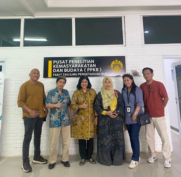 Rapat persiapan HSBI - Friday Cinema yang digelar di FIB UI, Depok, Kamis (25/9/2025). (Foto - Didang Prajasasmita)