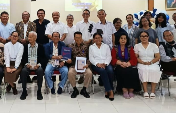 Acara Parsiajaran Marsurat Batak dengan tema “Aksara Batak Mendunia” di Ruang Salomo, HKBP Sudirman, Jakarta, Sabtu (4/10/2025). (Foto - Didang Prajasasmita)