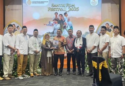 Pembukaan Santri Film Festival 2025 (SANFFEST 2025) di Gedung A, Kementerian Pendidikan dan Kebudayaan, Jakarta, Selasa (21/10/2025). (Foto - Didang Prajasasmita)