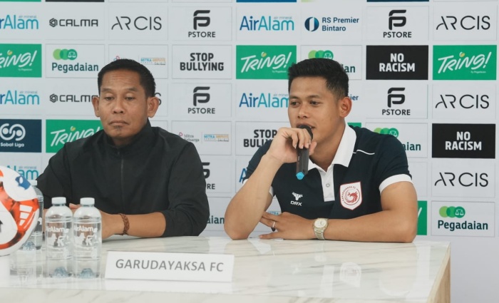 Pelatih Garudayaksa FC Doel Khamid. 