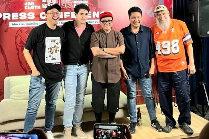 Jumpa pers JakCloth 2025 di Markas Comika, Jakarta Selatan, Kamis (13/11/2025). (Foto - Istimewa)