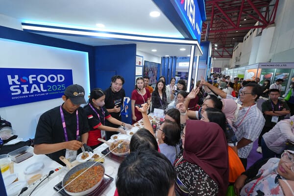 Cooking Show di Paviliun Korea di pameran SIAL Interfood Jakarta 2025. (Foto - Istimewa)