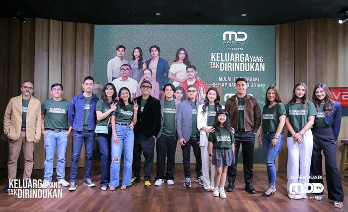Jumpa pers peluncuran trailer Keluarga Yang Tak Dirindukan di MD Place, Jakarta, Jumat (6/2/2026). (Foto - @mdtv)