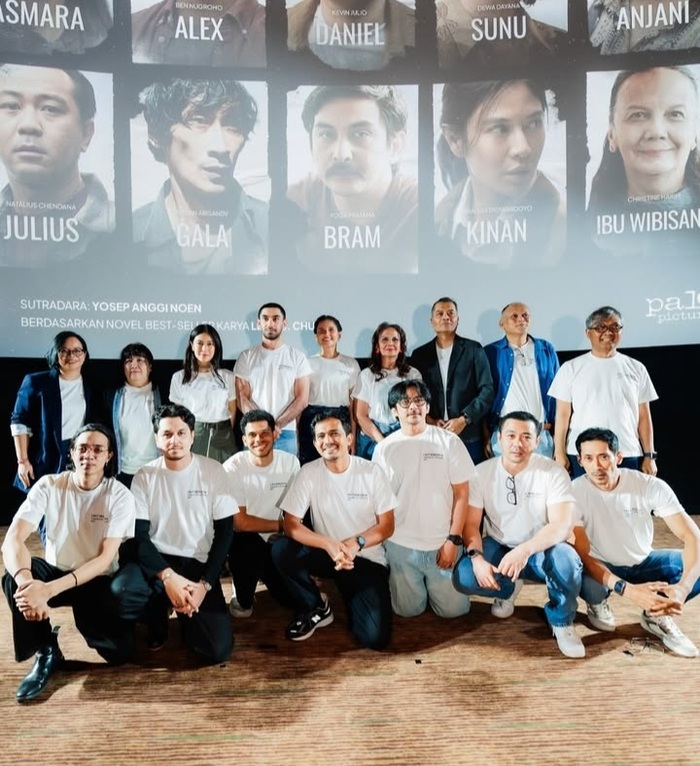 Jumpa pers peluncuran teaser Laut Bercerita di XXI Plaza Indonesia, Jakarta Pusat, Selasa (24/2/2026). (Foto - @lautbercerita)