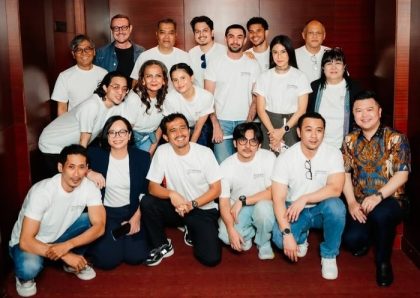 Jumpa pers peluncuran teaser Laut Bercerita di XXI Plaza Indonesia, Jakarta Pusat, Selasa (24/2/2026). (Foto - @lautbercerita)