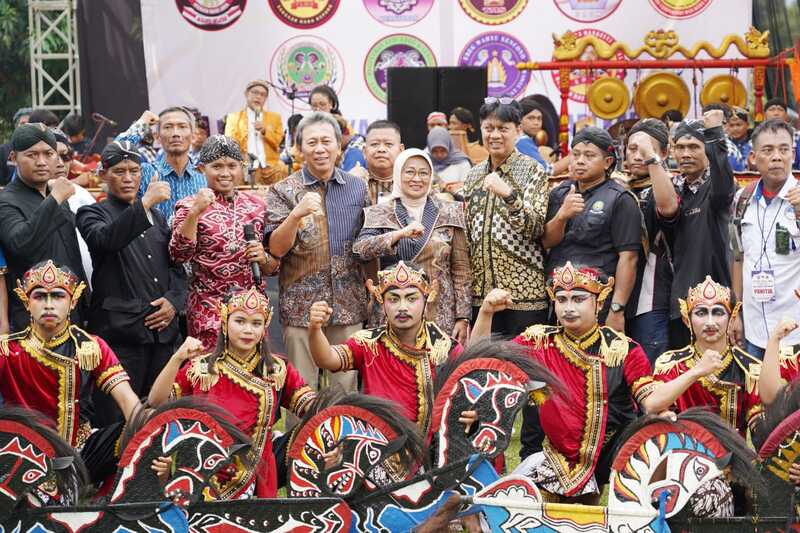 Festival Walet Emas 2026 yang digelar Induk Warga Asal Kabupaten Kebumen (IWAKK) Walet Emas di Taman Mini Indonesia Indah (TMII), Jakarta Timur, Minggu (26/4/2026). (Foto - Walet Emas)
