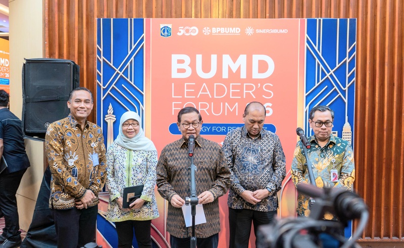 Pemerintah Provinsi DKI Jakarta menggelar BUMD Leaders Forum di Jakarta, Jumat (17/4/2026).