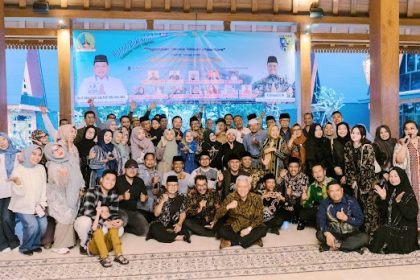 Halal Bihahal Keluarga Besar Paguyuban Demak Bintoro Nusantara (PDBN) 2026 di ACASA Resto & Cafe, kawasan Puncak Bogor, Sabtu (18/4/2026). (Foto - PDBN)